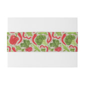 Helderheid van verse groenten uitnodigingen wikkel (Achterkant Voorbeeld)