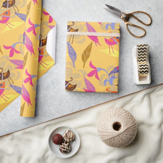 Helderheid van vogelplukkerpapier cadeaupapier (Crafts)