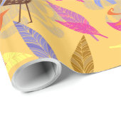 Helderheid van vogelplukkerpapier cadeaupapier (Rol Hoek)