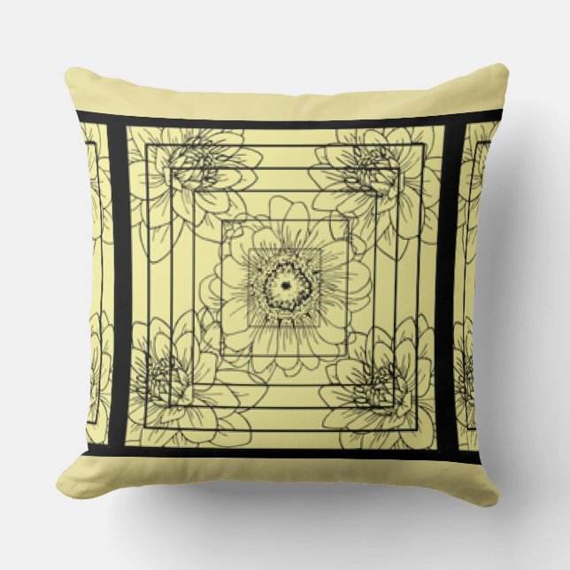 Helderheid vergrendelde stripper Florah Kussen (Voorkant)