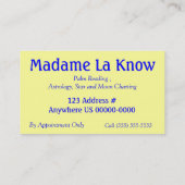 Helderheid Visitekaartje (Achterkant)