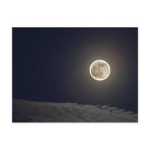 Helderheid, volledige maan met wolken