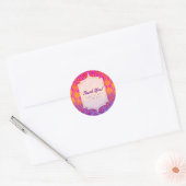 Helderheid voor Arabische Marokkaanse Glam Party Ronde Sticker (Envelop)