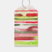 Helderheid voor kerstmis met multiWaterverf Cadeaulabel (Voorkant)