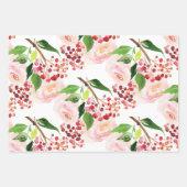 Helderheid voor kerstmis met multiWaterverf Inpakpapier Vel (Voorkant 2)