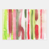 Helderheid voor kerstmis met multiWaterverf Inpakpapier Vel (Voorkant)