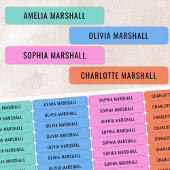 Helderheid waterdichte benaming voor donkergekleur labels