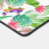 Helderheid Waterverf Cactus & Succulent Patroon Bureaumat (Hoek)