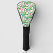 Helderheid Waterverf Cactus & Succulent Patroon Golfheadcover (Voorkant)