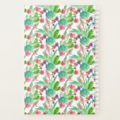 Helderheid Waterverf Cactus & Succulent Patroon Planner (Achterkant)