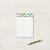 Helderheid Waterverf Cactus & Succulent Patroon Post-it® Notes (Op bureau)