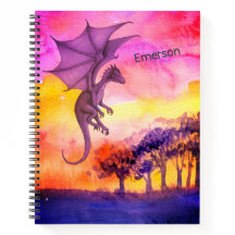 Helderheid Waterverf Paarse trekdraak