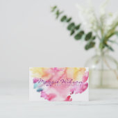 Helderheid Waterverf Visitekaartje (Staand voorkant)