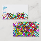 Helderheid zwevende konijnen van de luzerne visitekaartje (Voorkant / Achterkant)