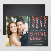 Helderholiday-fotokaarten - Rood Feestdagenkaart (Voorkant / Achterkant)