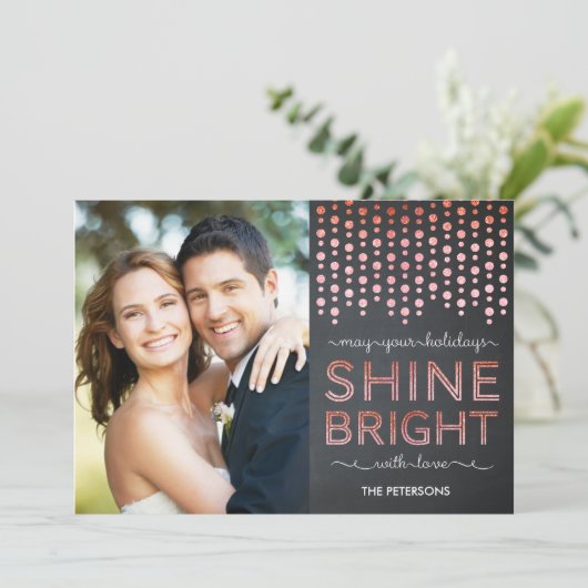 Helderholiday-fotokaarten - Rood Feestdagenkaart (Staand voorkant)