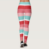 Helderhorizontale strips leggings (Achterkant)