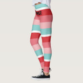 Helderhorizontale strips leggings (Links)