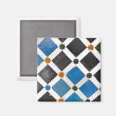 Helderkanaals en sterrenmozaïekmagneet magneet (Voorkant / Achterkant)