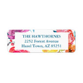 Helderkleurig aangepast huwelijksadvertentieetiket etiket (Voorkant)