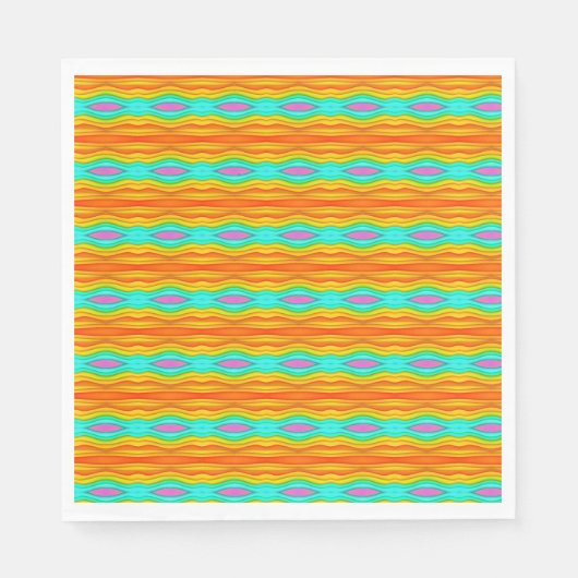Helderkleurig, Abstract Servet (Voorkant)