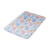 Helderkleurig Alpaca-patroon Badmat (Gekanteld)