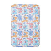 Helderkleurig Alpaca-patroon Badmat (Voorkant Verticaal)