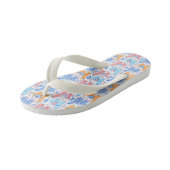 Helderkleurig Alpaca-patroon Kinder Teenslippers (Schuin)