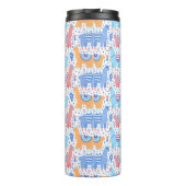 Helderkleurig Alpaca-patroon Thermosbeker (Achterkant)