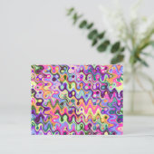 Helderkleurig Briefkaart (Staand voorkant)