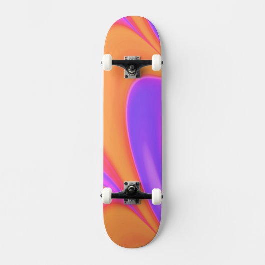 Helderkleurig chassis persoonlijk skateboard (Voorkant)