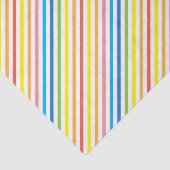Helderkleurig gestreept tissuepapier (Detail)
