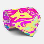 Helderkleurig, helder ontwerp voor kleuren, abstra stropdas (Opgerold)