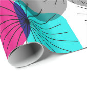 Helderkleurig modern geometrisch patroon cadeaupapier (Rol Hoek)