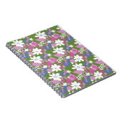 Helderkleurig Notitieboek van Floral Pink en White (Rechterzijde)