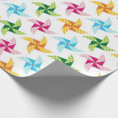 Helderkleurig omlooppapier voor wielpatronen cadeaupapier (Hoek)