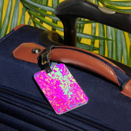 Helderkleurig ontwerp voor kleuren op Bagagelabel (Voorkant Insitu 1)