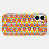 Helderkleurig Oranje gele lichtroze Case-Mate iPhone Case (Achterkant (horizontaal))