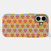 Helderkleurig Oranje gele lichtroze Case-Mate iPhone Case (Achterkant (horizontaal))