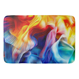 Helderkleurig patroon badmat