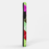 Helderkleurig patroon met strepen (Limoen, rood, r Case-Mate iPhone Case (Achterkant/rechts)