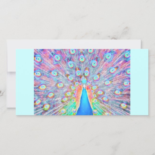 Helderkleurig *Peacock* Spirit design (Voorkant)