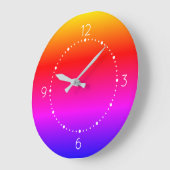 Helderkleurig stromend kleurveld, zeer goed grote klok (Hoek)