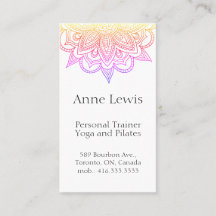 Helderkleurig Visitekaartje, eenvoudig aan te pass