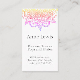 Helderkleurig Visitekaartje, eenvoudig aan te pass Visitekaartje