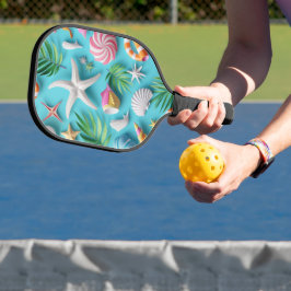 HELDERKLEURIG ZOMERTHEMA PICKLEBALL PADDLE