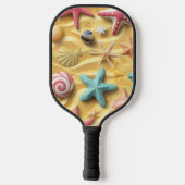 HELDERKLEURIG ZOMERTHEMA PICKLEBALL PADDLE (Achterkant)