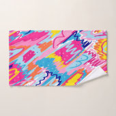 Helderkleurige Abstracte kunst Bad Handdoek (Handdoek)
