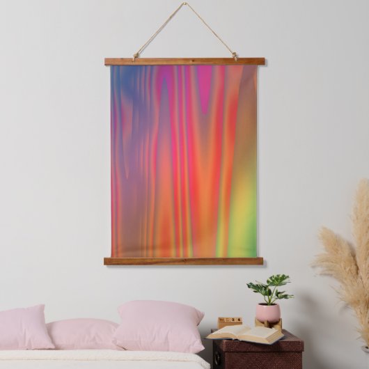 Helderkleurige Abstracte kunst Hangend Wandkleed (Slaapkamer)