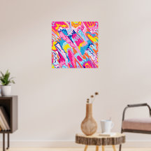 Helderkleurige Abstracte kunst